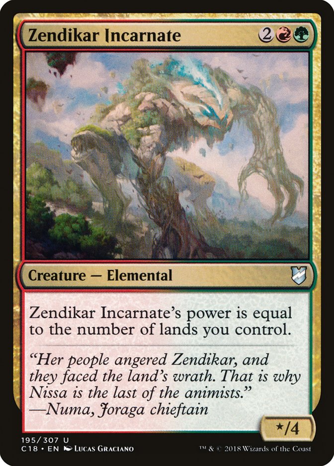 Zendikar Incarnate [Commander 2018] | Silver Goblin