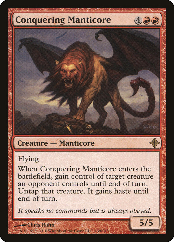Conquering Manticore [Rise of the Eldrazi] | Silver Goblin