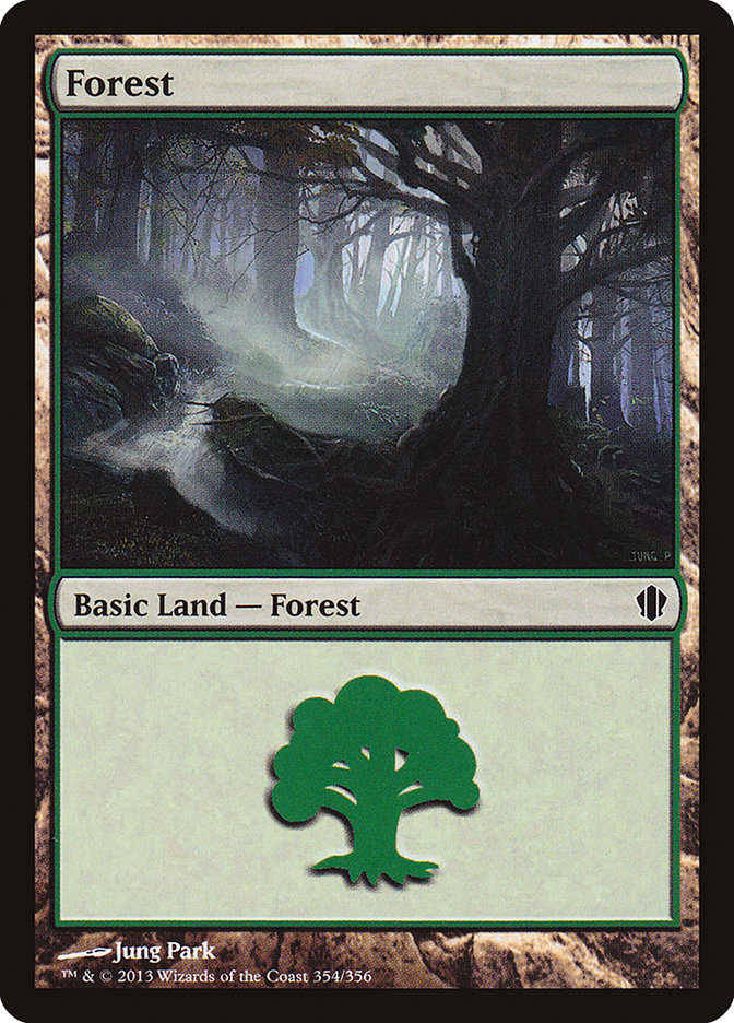 Forest (354) [Commander 2013] | Silver Goblin