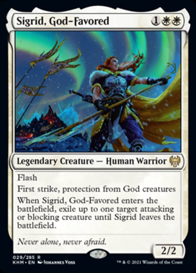 Sigrid, God-Favored [Kaldheim] | Silver Goblin
