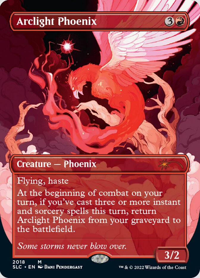 Arclight Phoenix (Borderless) [Secret Lair 30th Anniversary Countdown Kit] | Silver Goblin