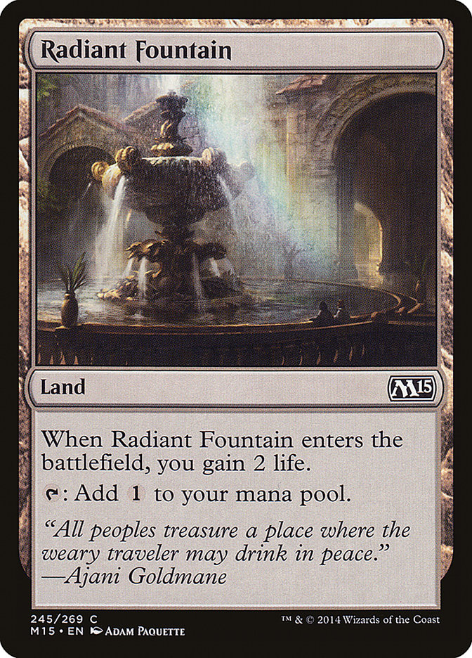 Radiant Fountain [Magic 2015] | Silver Goblin