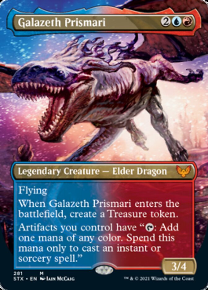Galazeth Prismari (Borderless Alternate Art) [Strixhaven: School of Mages] | Silver Goblin