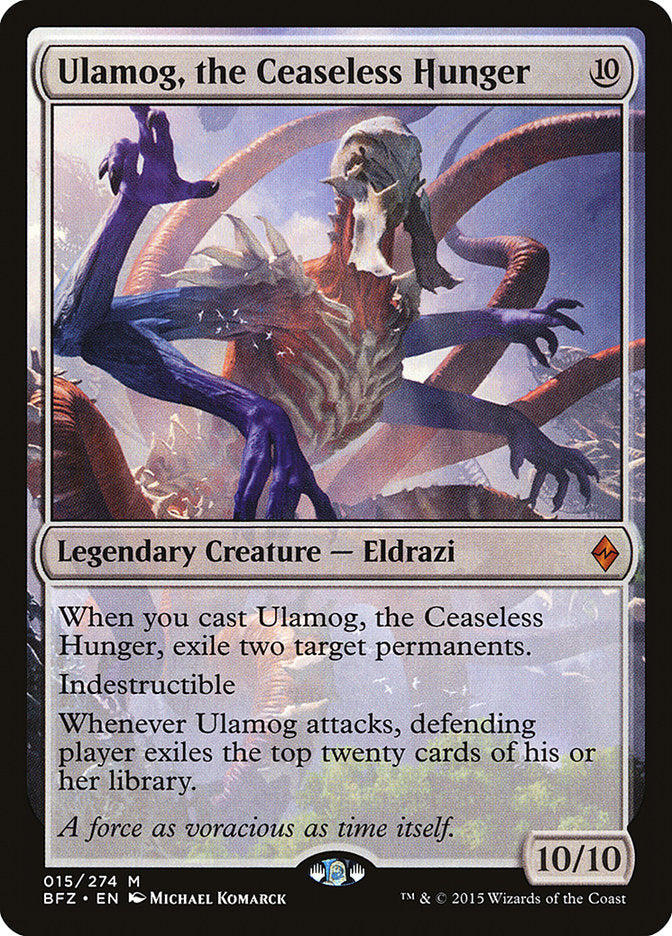 Ulamog, the Ceaseless Hunger [Battle for Zendikar] | Silver Goblin