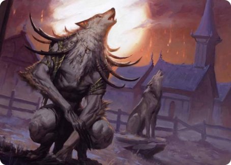 Lord of the Ulvenwald Art Card [Innistrad: Midnight Hunt Art Series] | Silver Goblin