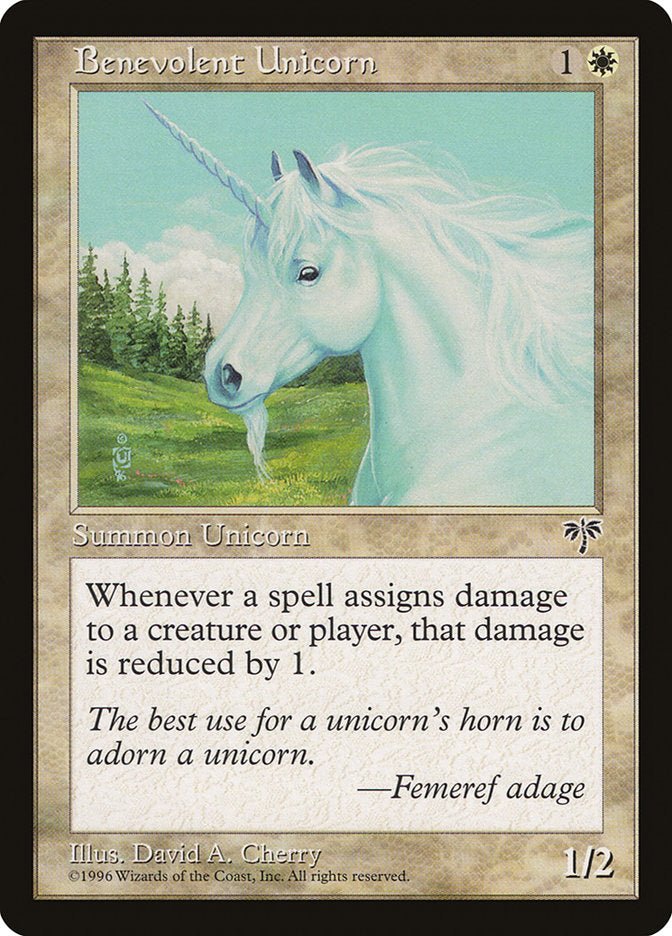 Benevolent Unicorn [Mirage] | Silver Goblin