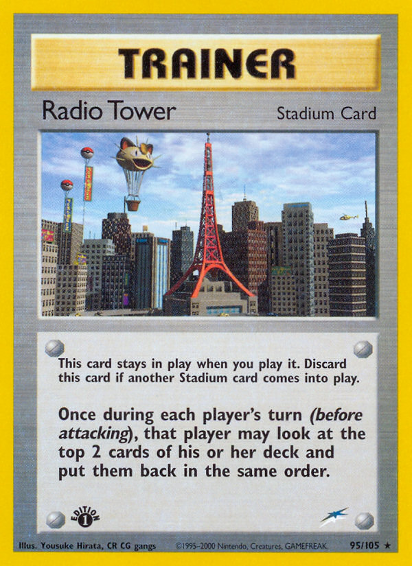 Radio Tower (95/105) [Neo Destiny 1st Edition] | Silver Goblin