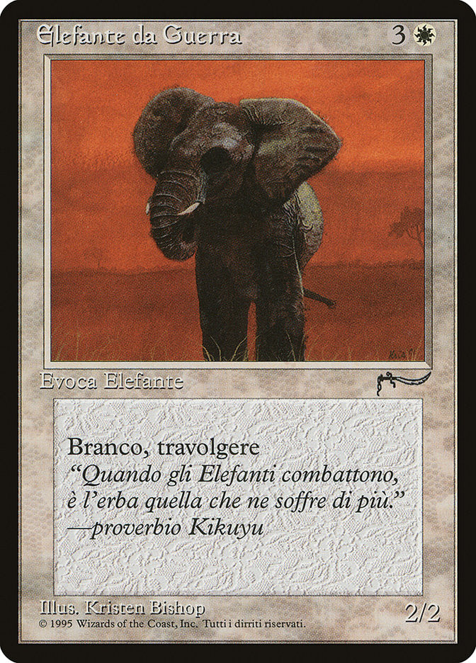 War Elephant (Italian) - "Elefante da Guerra" [Rinascimento] | Silver Goblin
