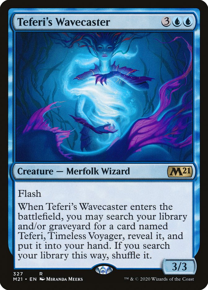 Teferi's Wavecaster [Core Set 2021] | Silver Goblin