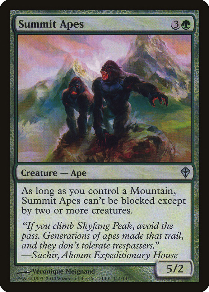 Summit Apes [Worldwake] | Silver Goblin