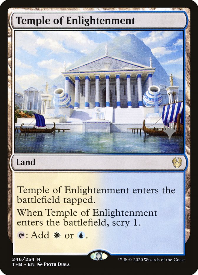 Temple of Enlightenment (Promo Pack) [Theros Beyond Death Promos] | Silver Goblin