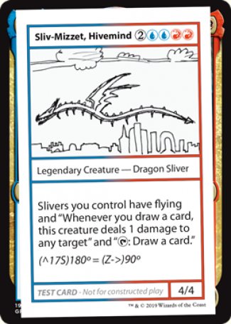 Sliv-Mizzet, Hivemind (2021 Edition) [Mystery Booster Playtest Cards] | Silver Goblin