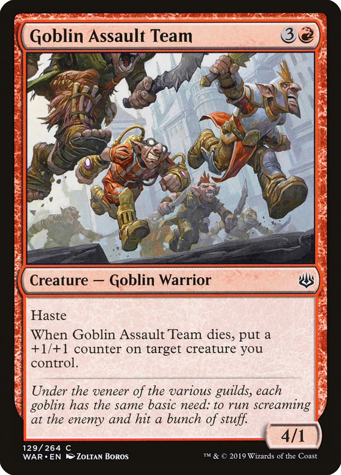 Goblin Assault Team [War of the Spark] | Silver Goblin