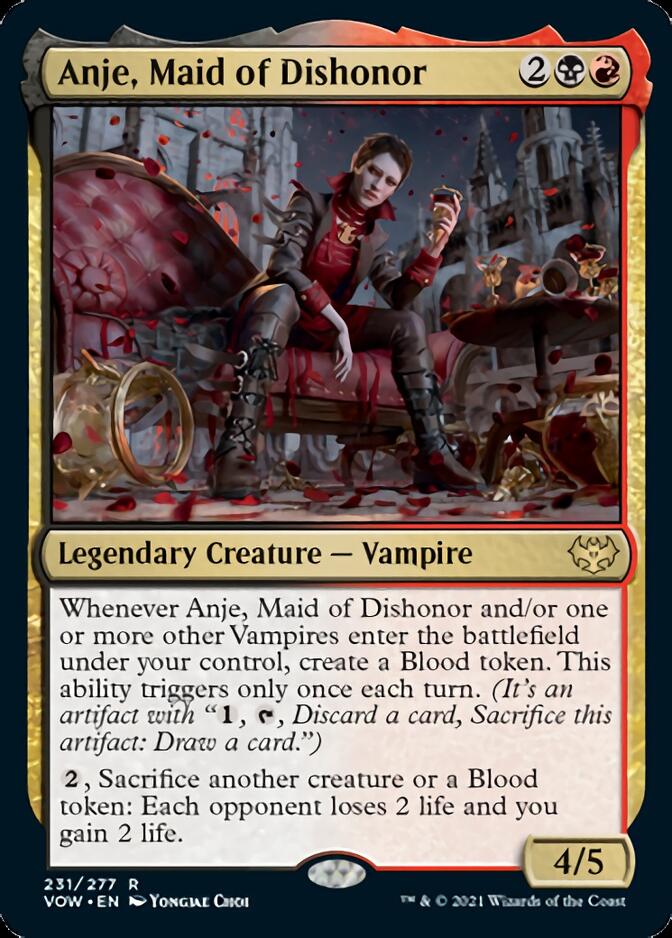 Anje, Maid of Dishonor [Innistrad: Crimson Vow] | Silver Goblin