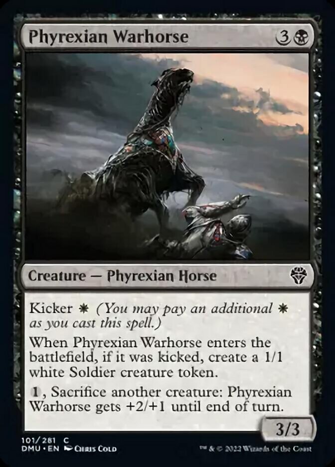 Phyrexian Warhorse [Dominaria United] | Silver Goblin