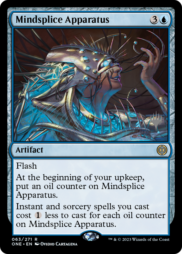 Mindsplice Apparatus (Promo Pack) [Phyrexia: All Will Be One Promos] | Silver Goblin