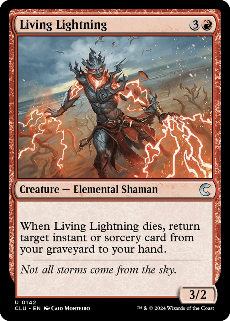 Living Lightning [Ravnica: Clue Edition] | Silver Goblin