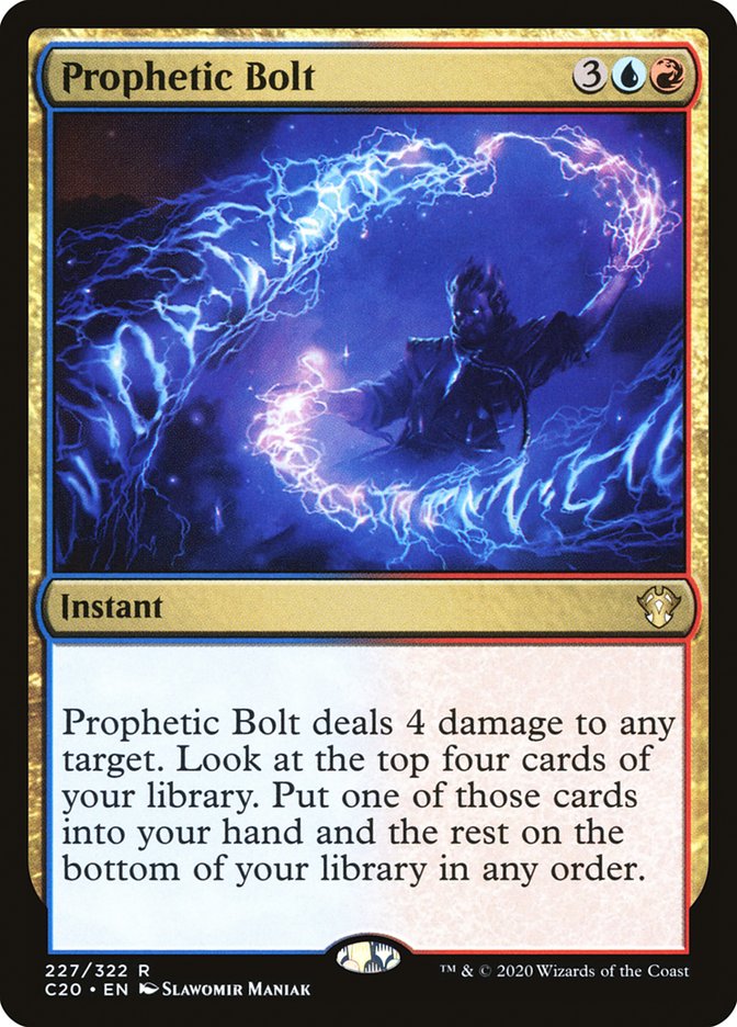 Prophetic Bolt [Commander 2020] | Silver Goblin