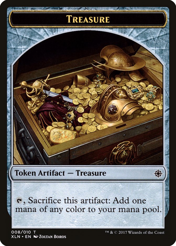 Treasure Token (008/010) [Ixalan Tokens] | Silver Goblin