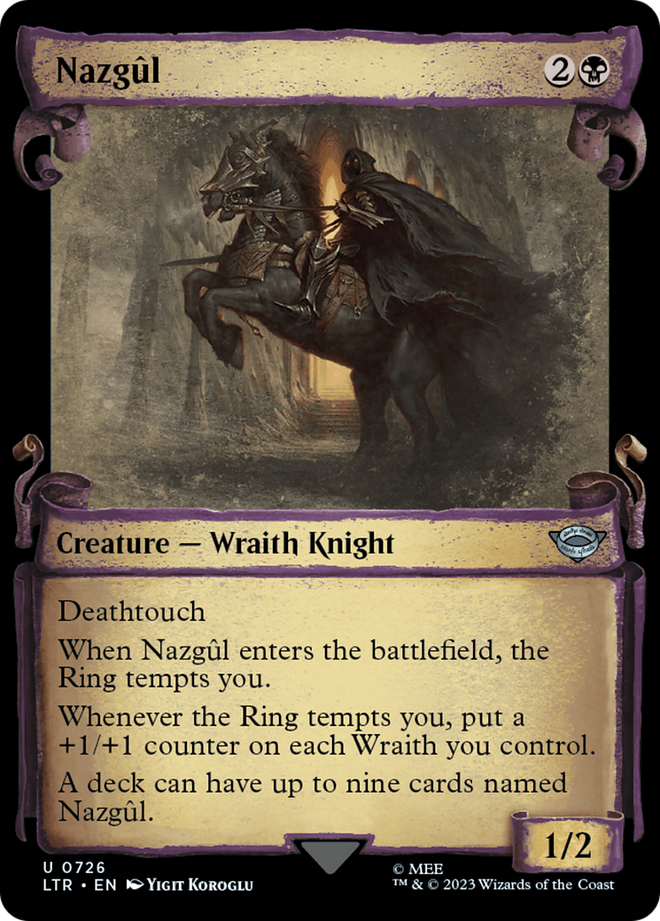Nazgul (0726) [The Lord of the Rings: Tales of Middle-Earth Showcase Scrolls] | Silver Goblin