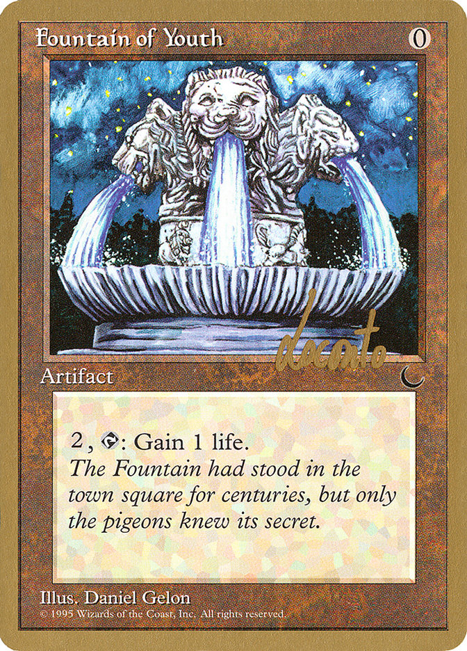 Fountain of Youth (Michael Loconto) [Pro Tour Collector Set] | Silver Goblin