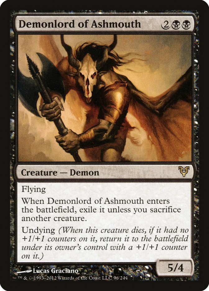 Demonlord of Ashmouth [Avacyn Restored] | Silver Goblin