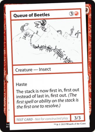 Queue of Beetles (2021 Edition) [Mystery Booster Playtest Cards] | Silver Goblin