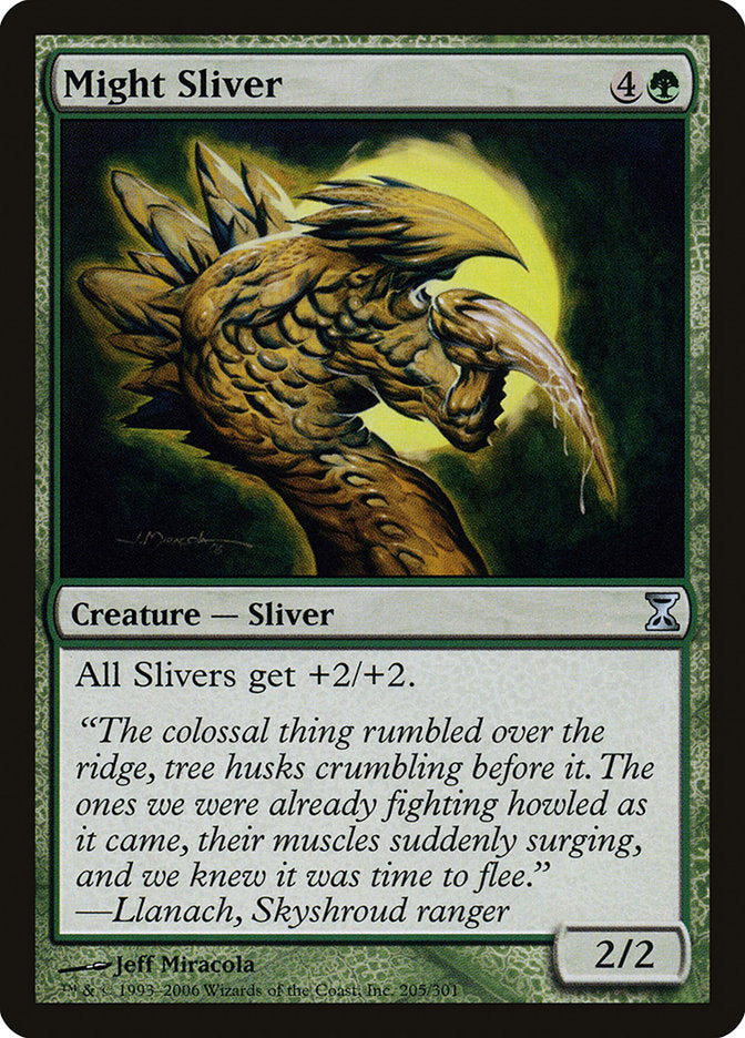 Might Sliver [Time Spiral] | Silver Goblin