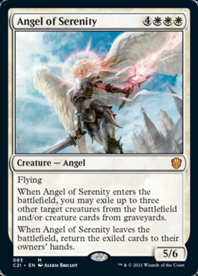 Angel of Serenity [Commander 2021] | Silver Goblin