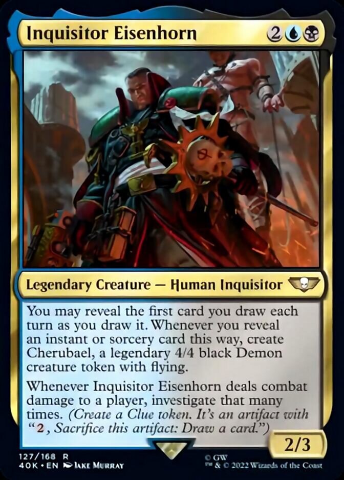 Inquisitor Eisenhorn (Surge Foil) [Warhammer 40,000] | Silver Goblin