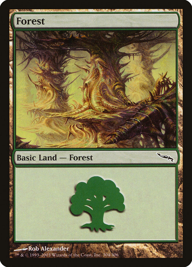 Forest (304) [Mirrodin] | Silver Goblin