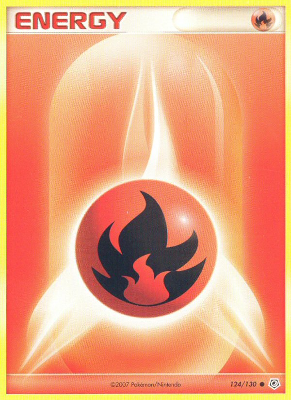 Fire Energy (124/130) [Diamond & Pearl: Base Set] | Silver Goblin