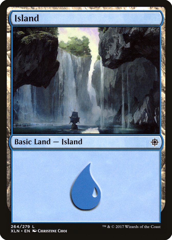 Island (264) [Ixalan] | Silver Goblin