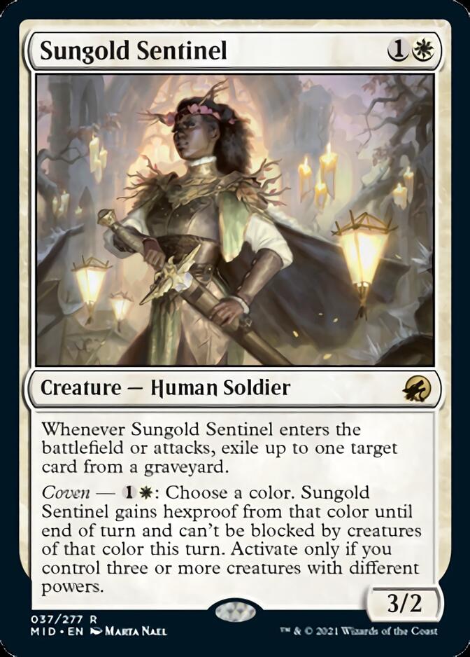 Sungold Sentinel [Innistrad: Midnight Hunt] | Silver Goblin