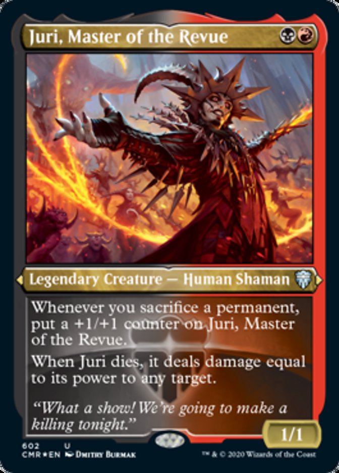 Juri, Master of the Revue (Etched) [Commander Legends] | Silver Goblin