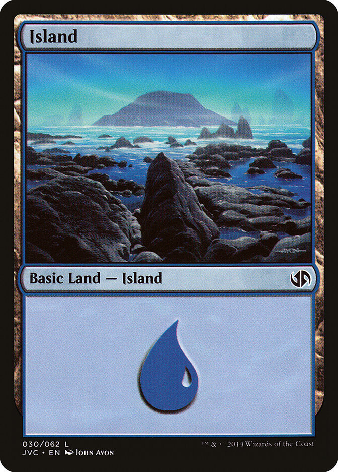 Island (30) [Duel Decks Anthology] | Silver Goblin