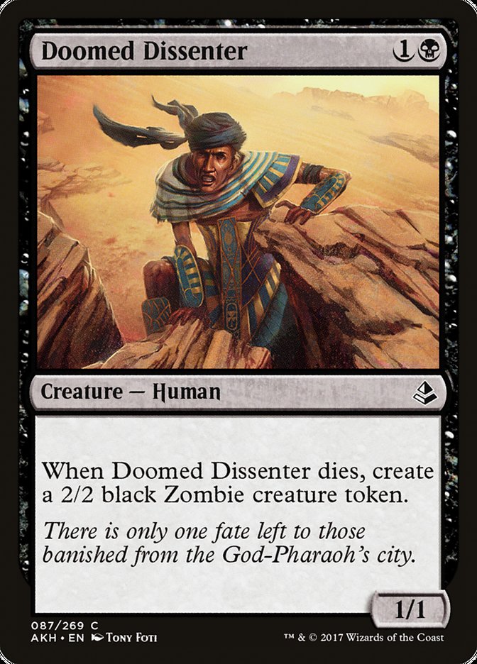 Doomed Dissenter [Amonkhet] | Silver Goblin
