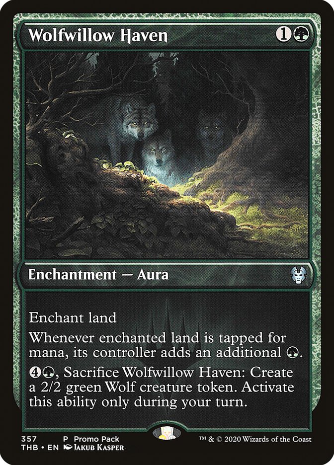 Wolfwillow Haven (Promo Pack) [Theros Beyond Death Promos] | Silver Goblin