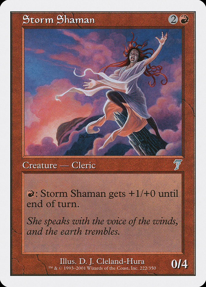 Storm Shaman [Seventh Edition] | Silver Goblin