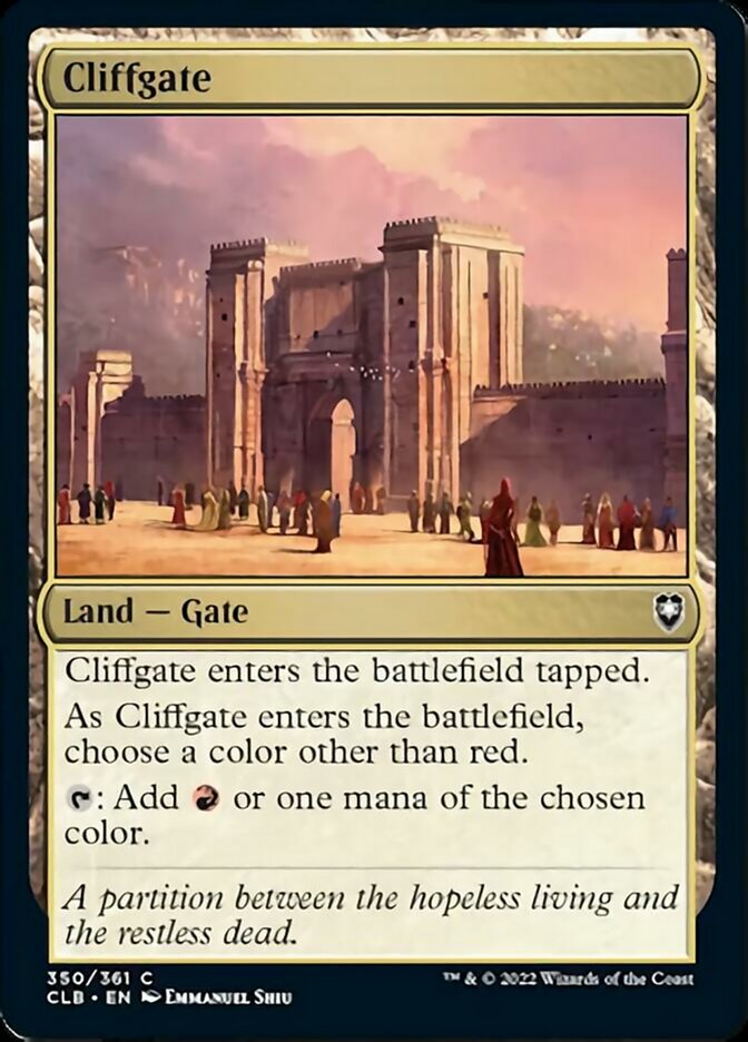 Cliffgate [Commander Legends: Battle for Baldur's Gate] | Silver Goblin