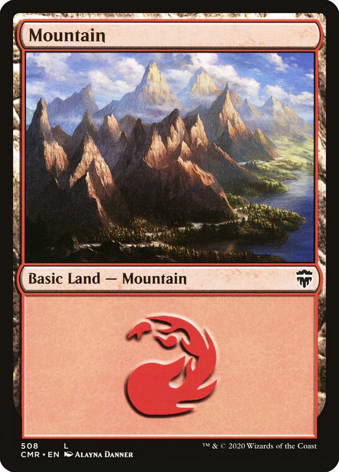 Mountain (508) [Commander Legends] | Silver Goblin