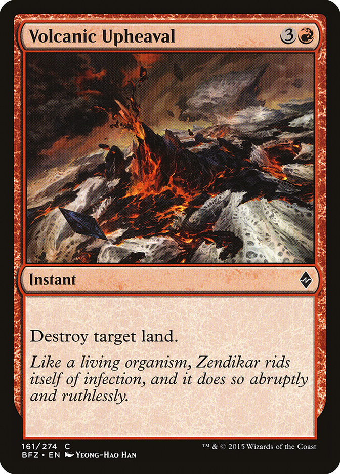 Volcanic Upheaval [Battle for Zendikar] | Silver Goblin