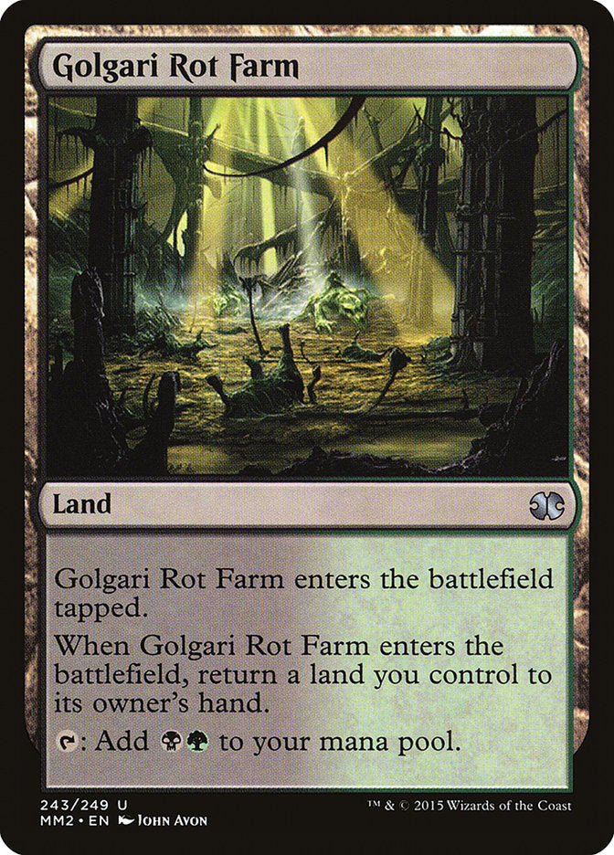 Golgari Rot Farm [Modern Masters 2015] | Silver Goblin