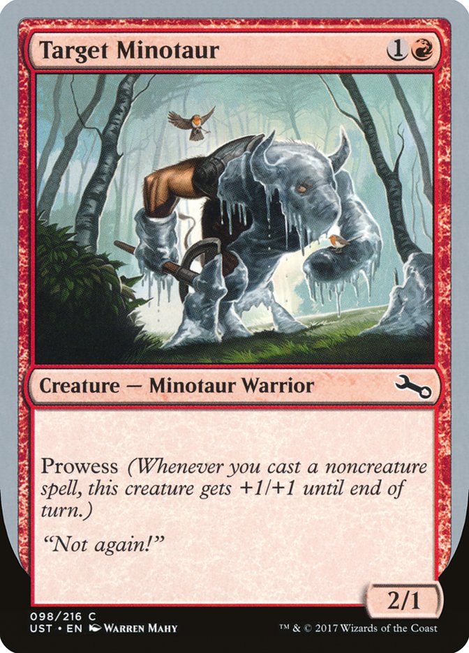 Target Minotaur (Ice Art) [Unstable] | Silver Goblin