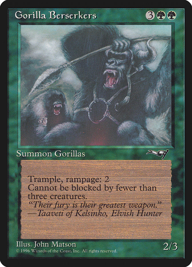 Gorilla Berserkers (Mouths Open) [Alliances] | Silver Goblin