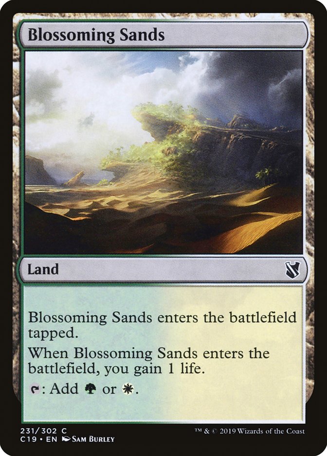 Blossoming Sands [Commander 2019] | Silver Goblin