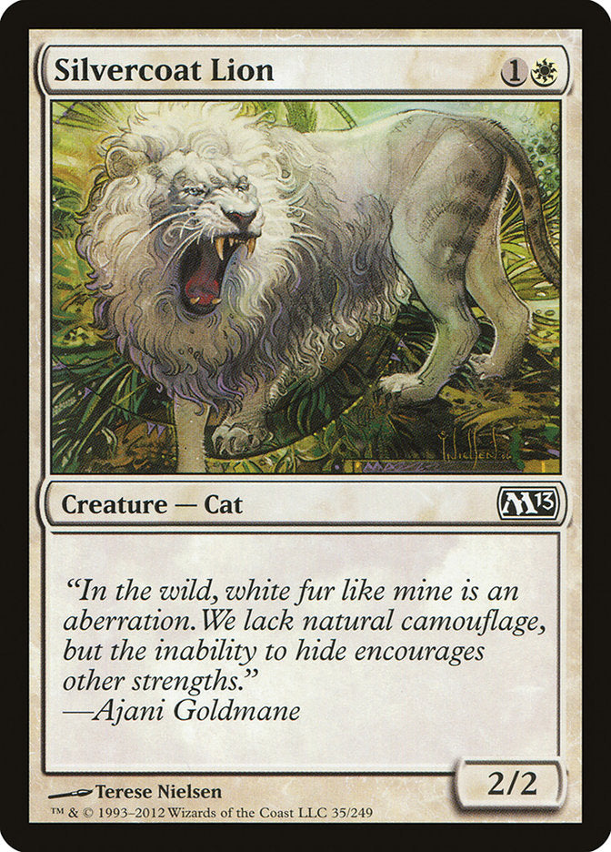 Silvercoat Lion [Magic 2013] | Silver Goblin