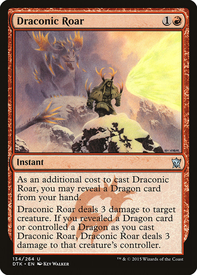 Draconic Roar [Dragons of Tarkir] | Silver Goblin