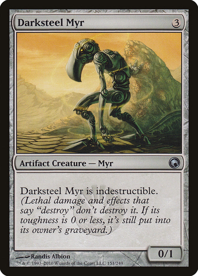 Darksteel Myr [Scars of Mirrodin] | Silver Goblin