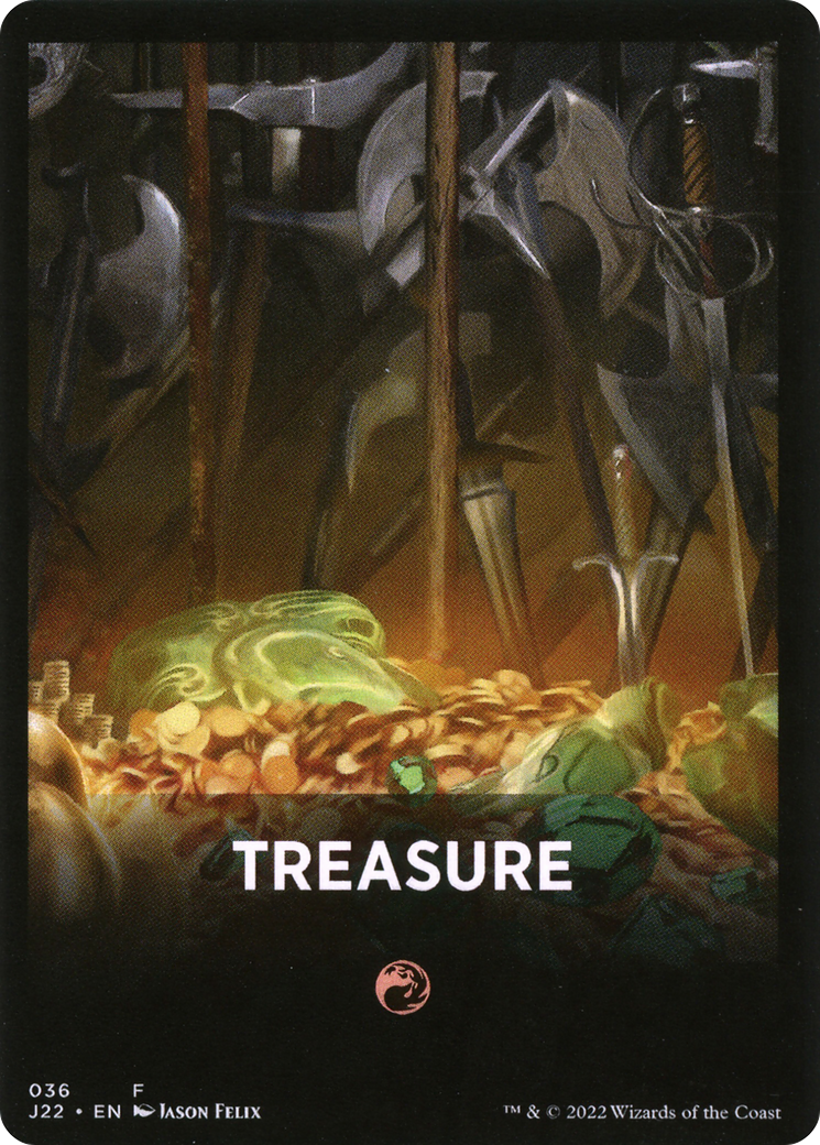 Treasure Theme Card [Jumpstart 2022 Front Cards] | Silver Goblin